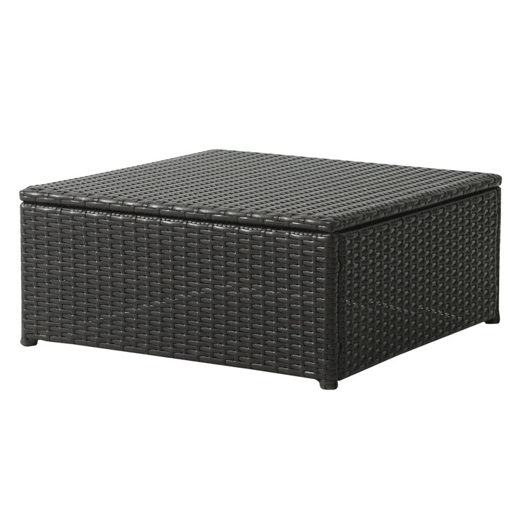 Latitude Run® Outdoor Wicker Coffee Table & Reviews Wayfair Canada